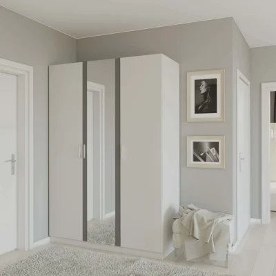 Шкаф для одежды МАРСЕЛЬ 580/МР-06 L-3 (белый премиум)_3