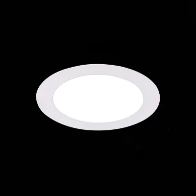 Св-к встр. Белый LED 1*8W 4000K 640Lm Ra80 110° IP20 D120xH30 220-240V Встраиваемые светильники_7