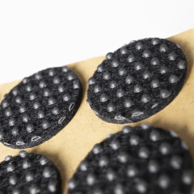 Подкладка самоприлипающая фетровая прорезиненная d30мм (1упак.=15шт), черная, Folmag_3