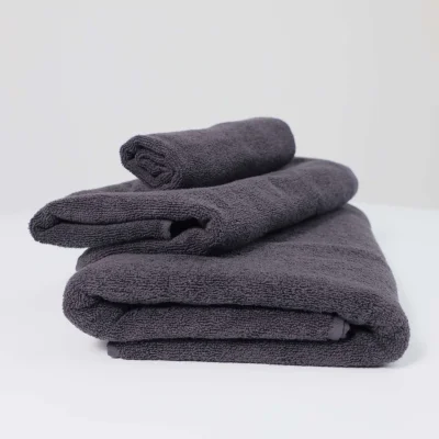 Полотенце махровое, 50*90см, черный графит Е2022-181_9