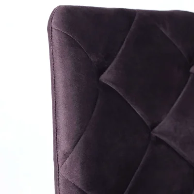 Стул GILL, сливовый велюр/черный_6