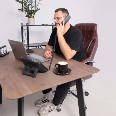 Кресло поворотное MASTIF, ECO, темно-коричневый_10