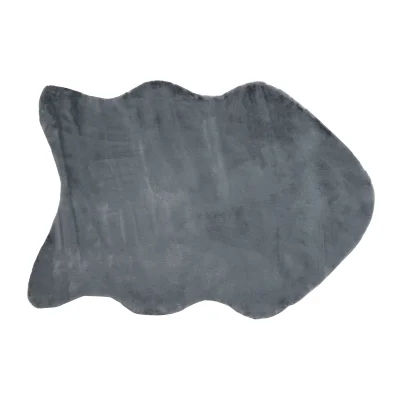 Ковер фигурный ANIMALY SHAPE, темно-серый, 60*110cм фотография