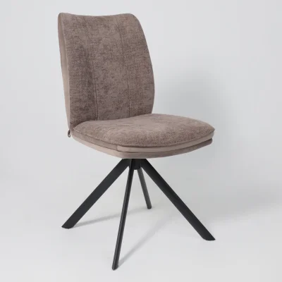 Стул SMART-R 360, g26 MOCCO шенилл LUX - d05 CAPPUCCINO LUX\черный_3