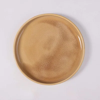 Блюдо STRIA, фарфор, пшеничный, 30,6*23,3*3см_12