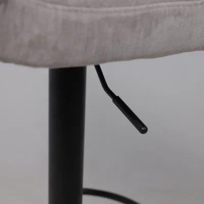 Стул барный LOGOS, серый шенилл Ote Canna 452/черный_17