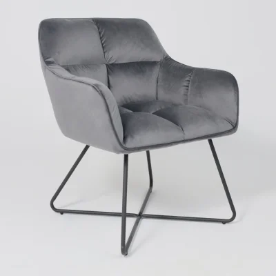 Кресло FLORIDA, темно-серый велюр HCJ-40/черный_9