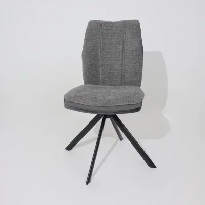 Стул SMART-R 360, g22 GRAPHITE шенилл LUX - d10 HEMATITE LUX\черный_15