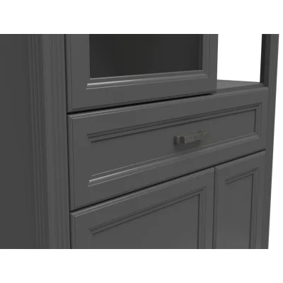 Гостиная "JASMIN", графит+дуб артизан. Комплект №1_9