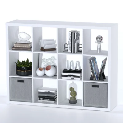 Стеллаж ФОРА 12 112х146х38см, белый_5