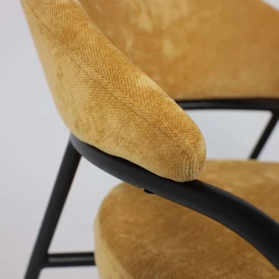 Кресло AV 350, горчичный шенилл Римини 08/черный_11