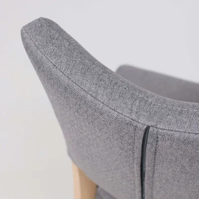 Стул КАМПАРИ, серая рогожка Шерлок 980/дуб светлый_11