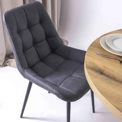 Стул AV 405, графитовая замша Kiprus 13/черный_7