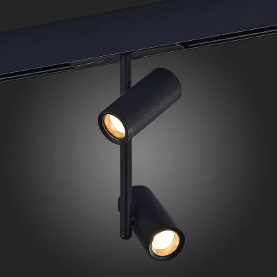 Магнитный трековый светильник Черный LED 1*16W 4000K 1 200Lm Ra>90 36° IP20 D45xH240 48 SKYLINE 48_2