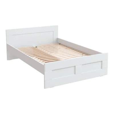 Кровать двойная СИРИУС 140*200, белая (2.02.04.600.1 RU) фотография