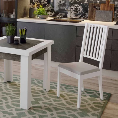 Стол раздвижной ХЬЮСТОН Тип 3, 790(1480)*790, ателье темный/белый_3