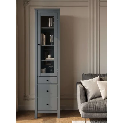 Шкаф с витриной САГА 50 МОРУ, серый (2.08.16.240.4 RU)_8