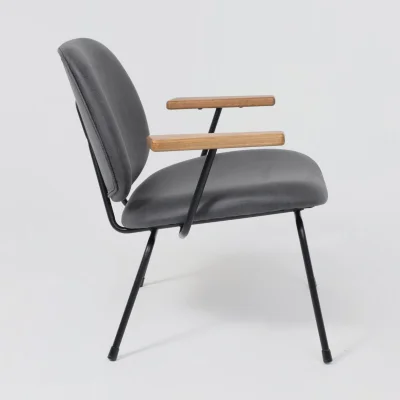 Кресло RUDO, экокожа винтажный черный WATUSI 16/черный_11