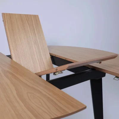 Стол КРИТ 1100(1450)*1100, Светлый бук без тонировки/Венге_10