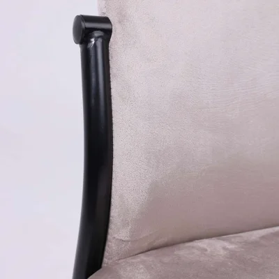 Стул DENVER, темно-бежевый велюр HLR-09/черный_6