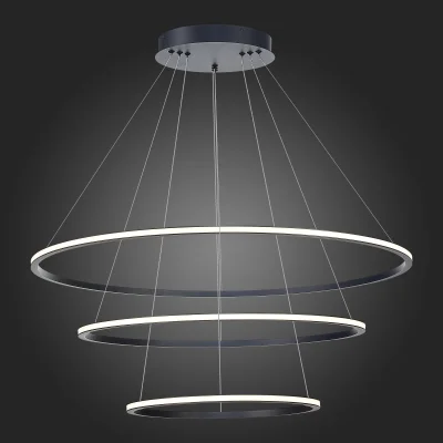 Светильник подвесной ST-Luce Черный/Белый LED 1*114W 4000K Подвесные светильники_2