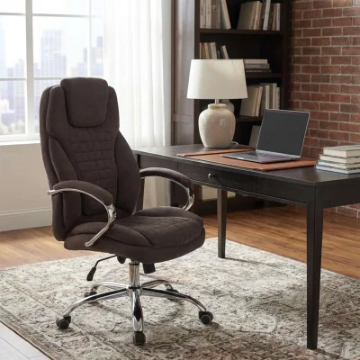 Кресло поворотное PARADIS, ткань/темно-коричневый_2