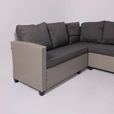 Комплект садовой мебели ROSEWOOD (диван 2шт, стол 1шт), серый_23