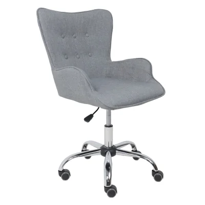 Кресло поворотное BELLA, ткань/серый фотография