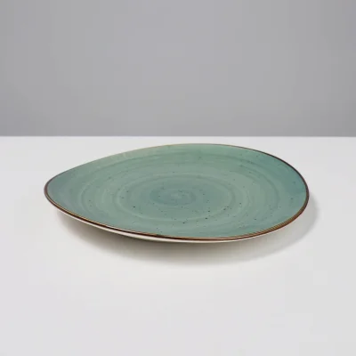 Блюдо VITAL, фарфор, зеленый, 26*26*2см_6