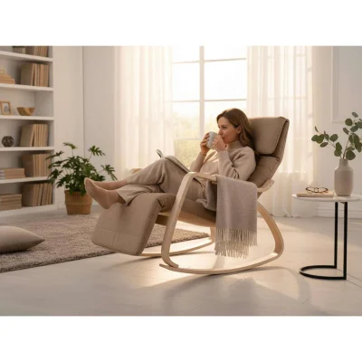 Кресло-качалка SMART, ткань, бежевый 864-9_2