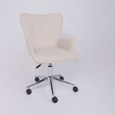 Кресло поворотное BELLA, букле/белый_13