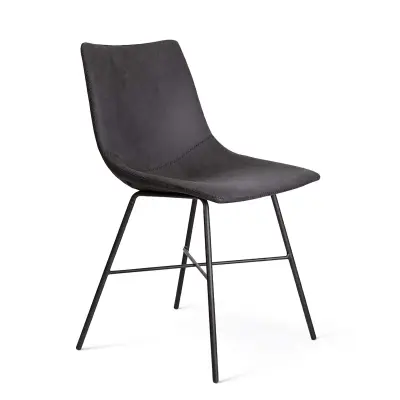 Стул ARIZONA, черная ткань+черная нить/черный фотография