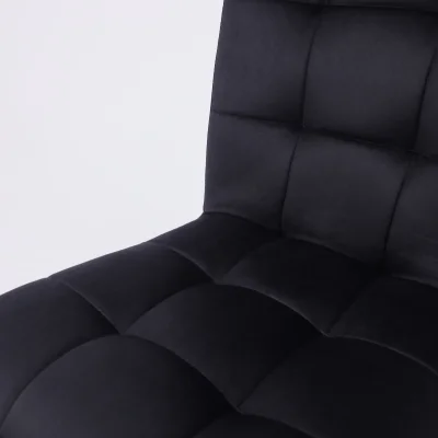 Кресло Роза квадрат, Velutto 34 черный/хром_16