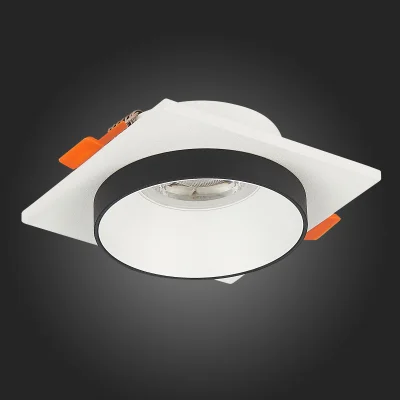 Св-к встр. Белый GU10 1*50W  L92xW92xH38 220V Без ламп Встраиваемые светильники_5