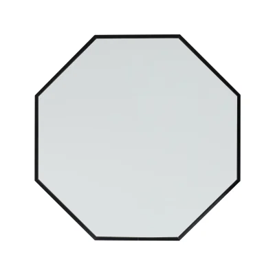 Зеркало подвесное RADIANT,600*600, черный фотография