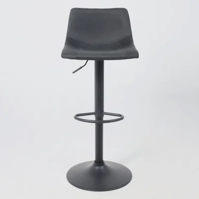 Стул барный BEN, ткань,  черный/черный_12