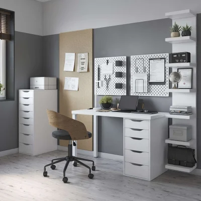 Стол письменный Ингар 1/5Т, белый, 1200*750*550_2