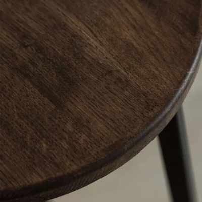 Стул полубарный круглый TRH-63 мореный/черный_6