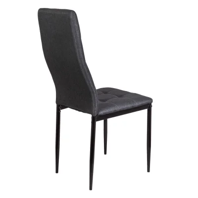 Стул SKY, темно-серая ткань Seattle 007/черный_4