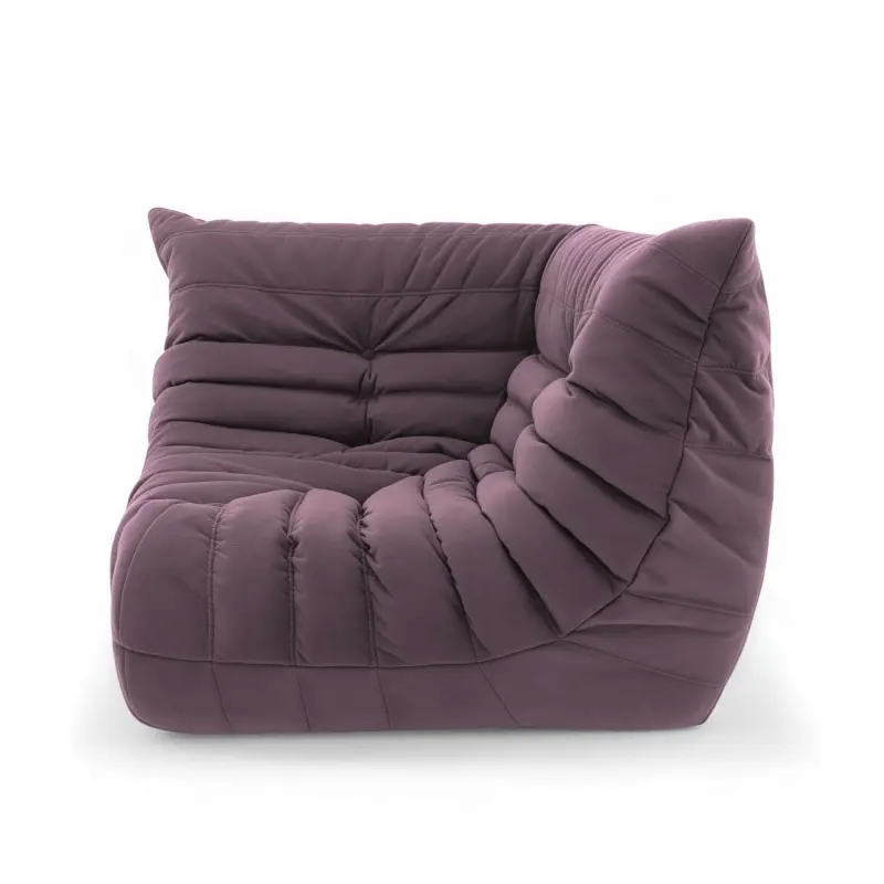 Бескаркасное кресло-угол Француз BeanBag 108*35 / микровелюр, Сирень_preview_2