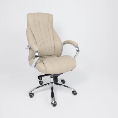 Кресло поворотное MASTIF, мультиблок, натуральная кожа, бежевый_15