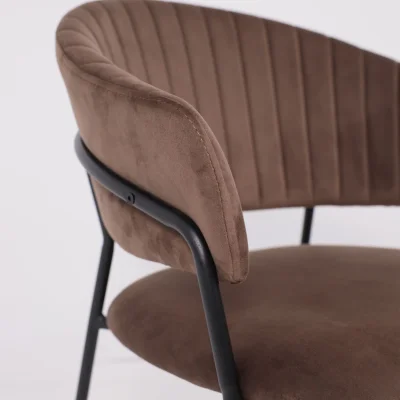 Стул AV 433, шоколадный бархат Confetti chocolate/черный_10