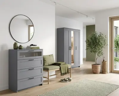 Прихожая НАВИ, серый. Комплект №1 фотография