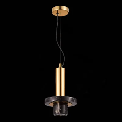 Светильник подвесной ST-Luce Золотистый/Черный GU10 1*5W PIETRA_4