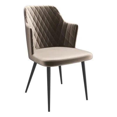 Стул FREDDY, d05 CAPPUCCINO LUX\черный фотография