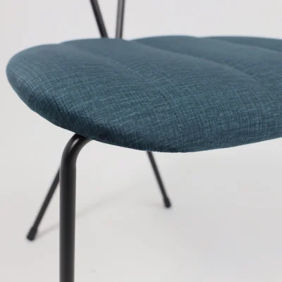 Стул TORI, темно-бирюзовый велюр VOSS 86/черный_15