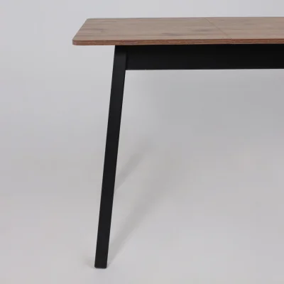 Стол TIRK RADIAL-94, раздвижной 94(126)х64, Дуб Веллингтон/Чёрный_10