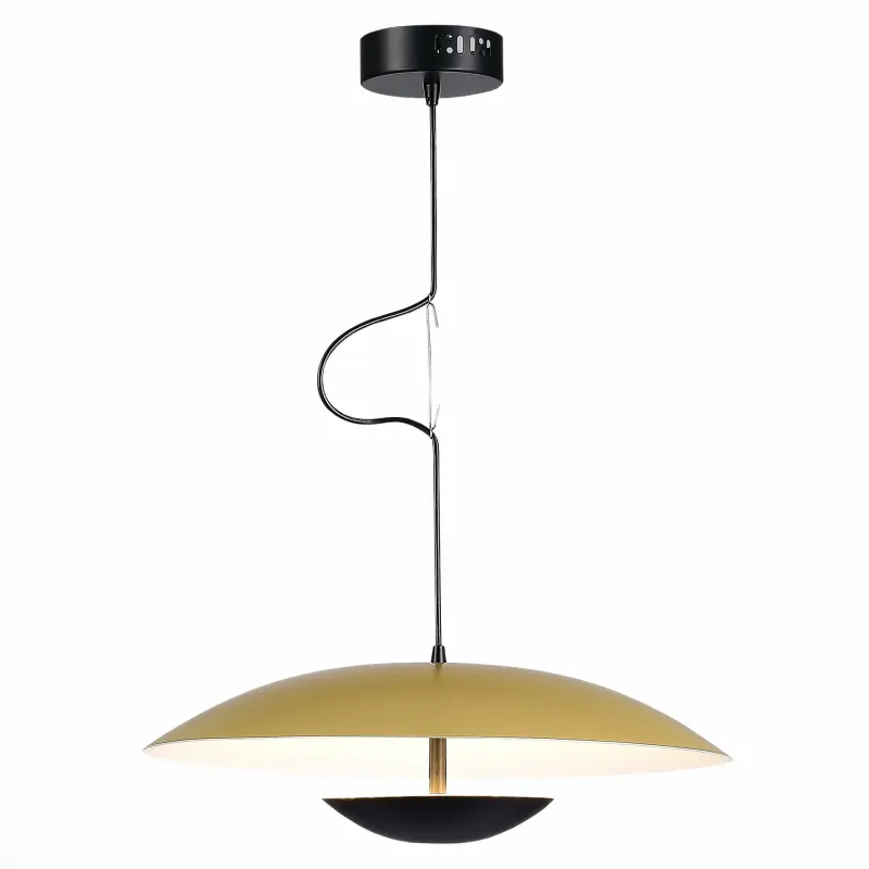 Светильник подвесной ST-Luce Золотистый,Черный/Золотистый LED 1*35W 3000K АРМОНИКО фотография