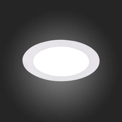 Св-к встр. Белый LED 1*8W 4000K 640Lm Ra80 110° IP20 D120xH30 220-240V Встраиваемые светильники_8