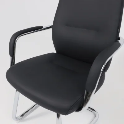 Стул VELLA, черная экокожа/хромированный металл_10